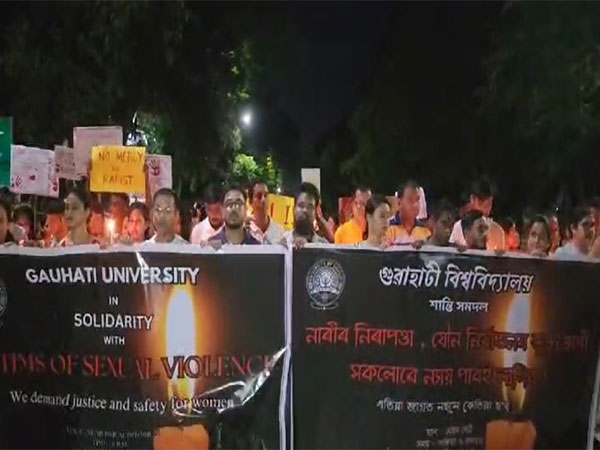 Gauhati University Joins Nationwide Protests Demanding Justice for Rape and Murder Victim