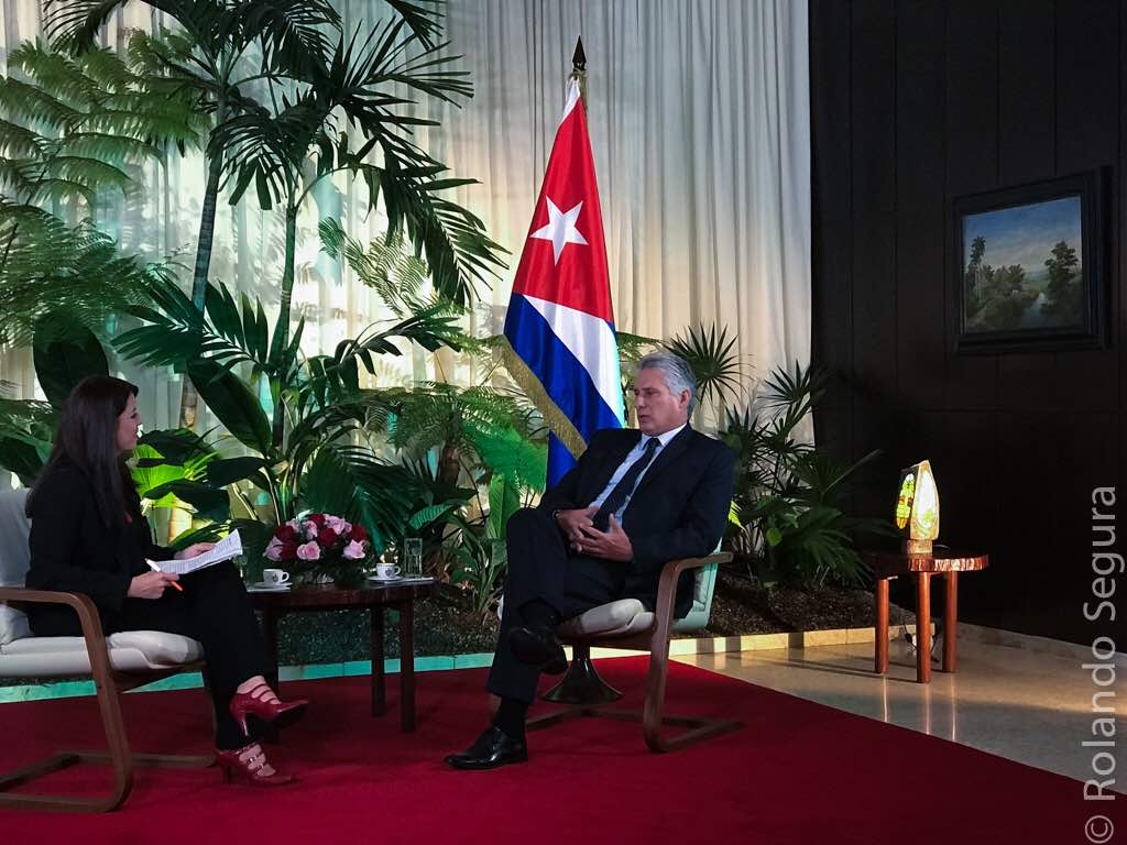 Miguel Diaz-Canel arrives to United States at U.N. General Assembly