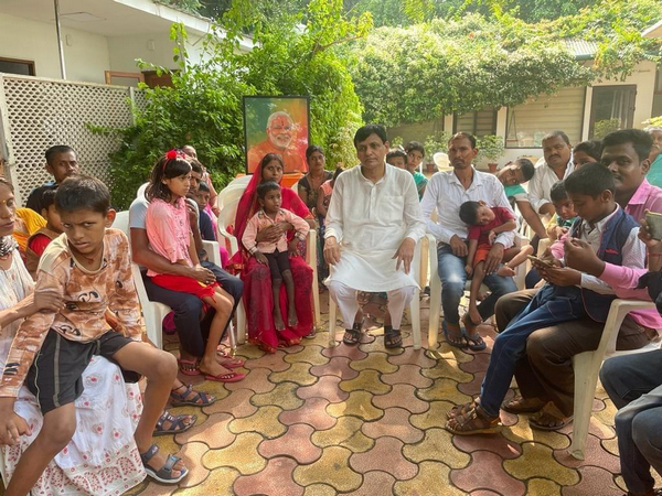 MoS Nityanand Rai celebrates PM Modi's birthday with 72 adopted specially-abled children