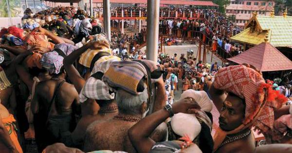 Sabarimala temple: Police guards main gateway due to violent clashes in Kerala