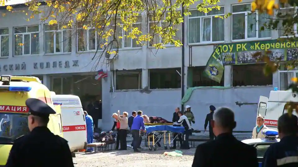 Crimea college blast kills 18 people, dozens injured 