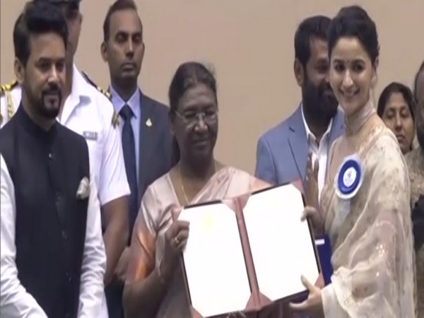 69th National Film Awards: Alia Bhatt receives Best Actress honour for 'Gangubai Kathiawadi'