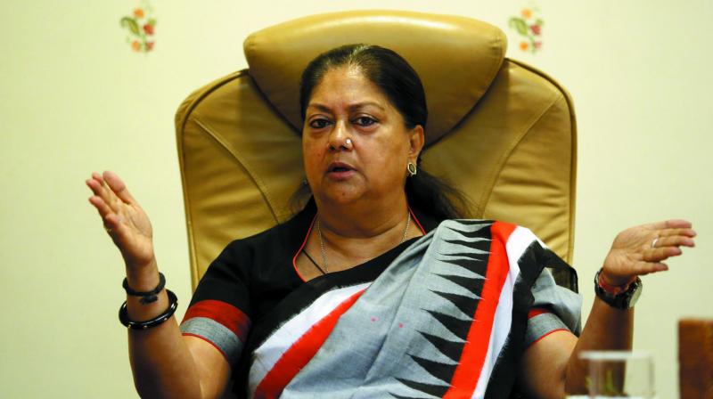 CM Raje: Fifty lakh jobs to be created in private sector in next five years in Rajasthan