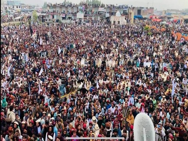 PTM holds massive public gathering against enforced disappearances, killings in Pakistan's North Waziristan