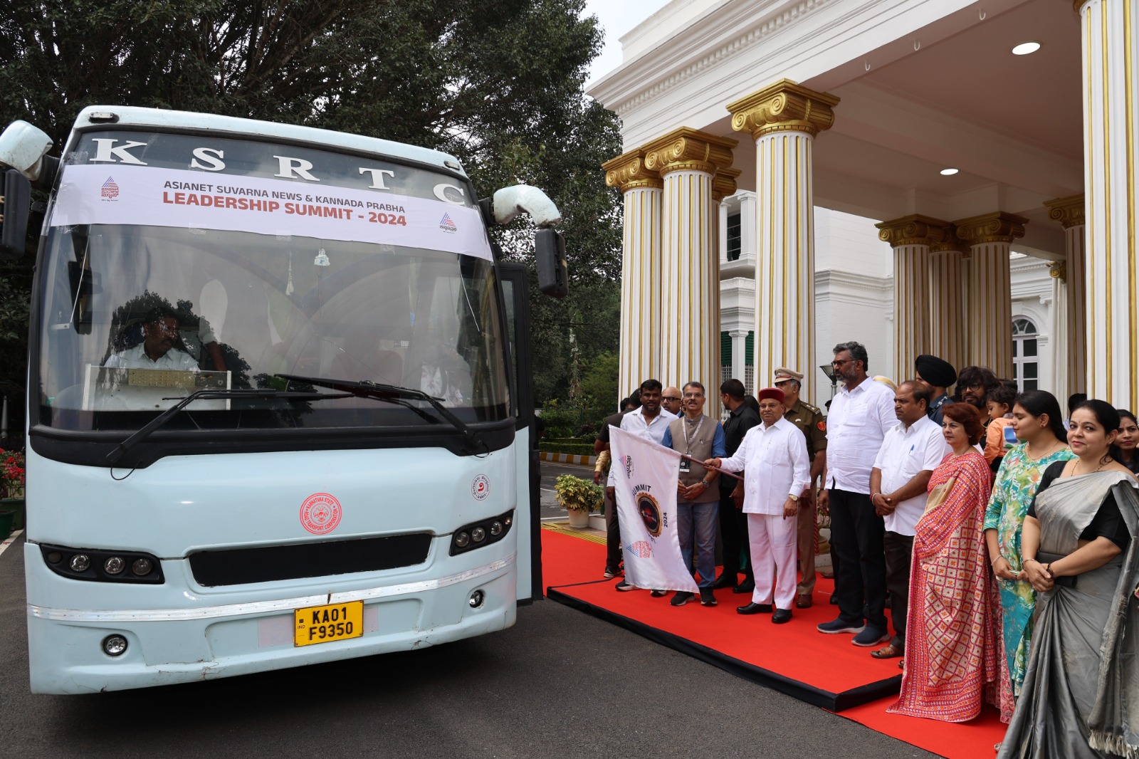 Karnataka Governor Flags Off Delegation for Leadership Summit in London