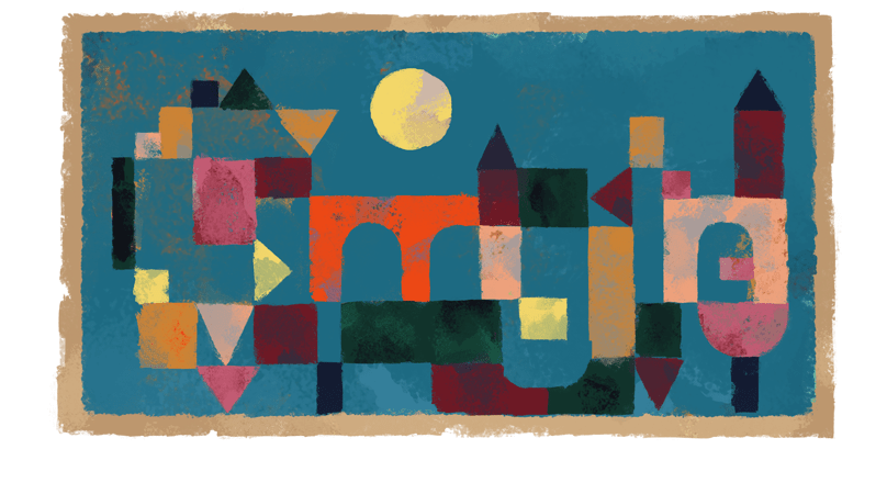 Google doodle celebrates Paul Klee's 139th Birthday
