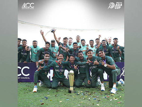 Bangladesh lifts 2023 edition of U19 Asia Cup following 195 run win over UAE