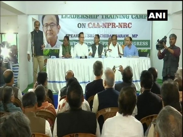 P Chidambaram conducts leadership training camp on CAA for Congress leaders from West Bengal