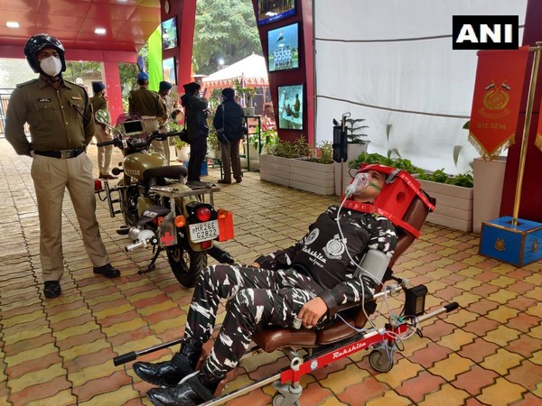 CRPF, DRDO launches bike ambulance 'RAKSHITA'
