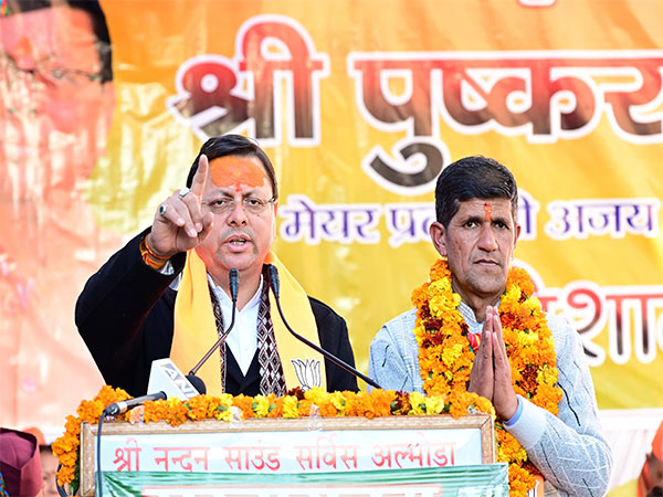 CM Dhami Rallies Almora for BJP, Promises Innovation and Development