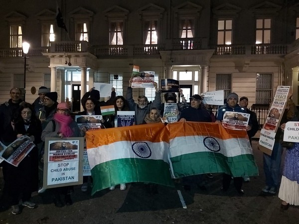 Protest outside Pak High Commission in London over forced conversion of Hindu girl