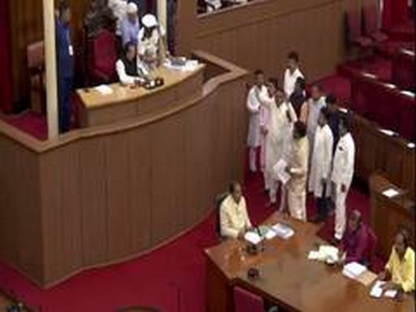 Opposition creates ruckus in Odisha Assembly over neglect of Odia language by govt