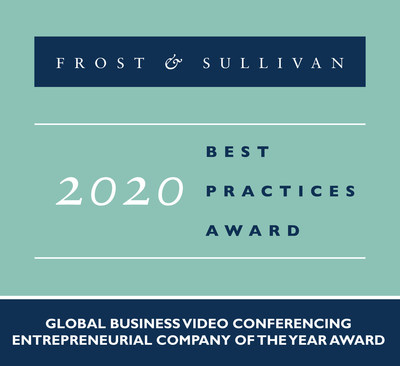 Pexip named Frost & Sullivan's 2020 Global Entrepreneurial Company of the Year