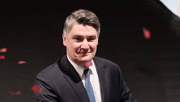 Croatia's new president Milanovic takes office, urges solidarity