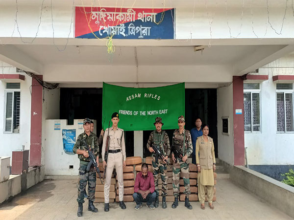 Tripura: Assam Rifles seize 350 kg marijuana  in Khowai district