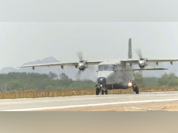 IAF warplanes conduct trial run on highway airstrip in Andhra's Baptla 
