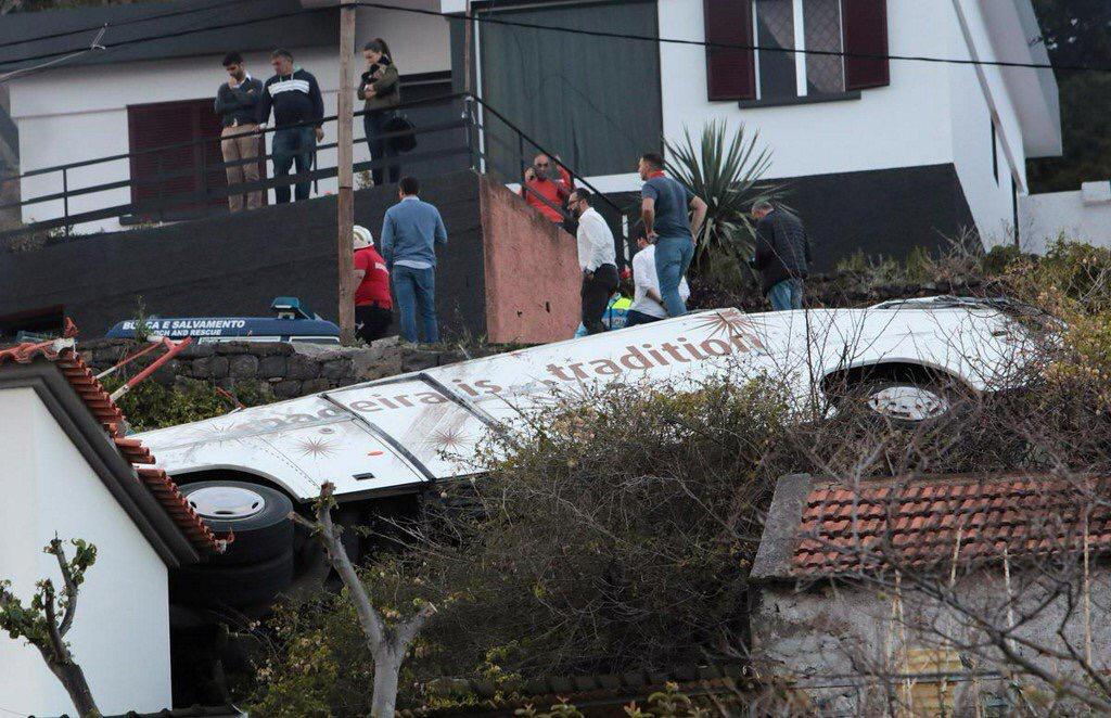 Madeira tourist bus overturn kills 28 people, majority Germans 