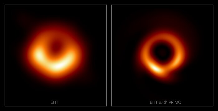 New machine-learning technique gives supermassive black hole at Messier 87 a stunning makeover