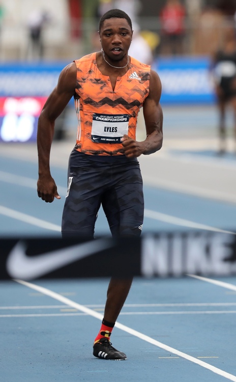 Athletics-Lyles pips Coleman in Shanghai sprint photo finish