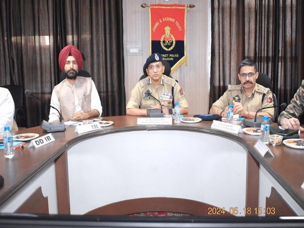 ADGP Jammu Zone reviews security preparedness for upcoming 5th phase of LS polls in Rajouri