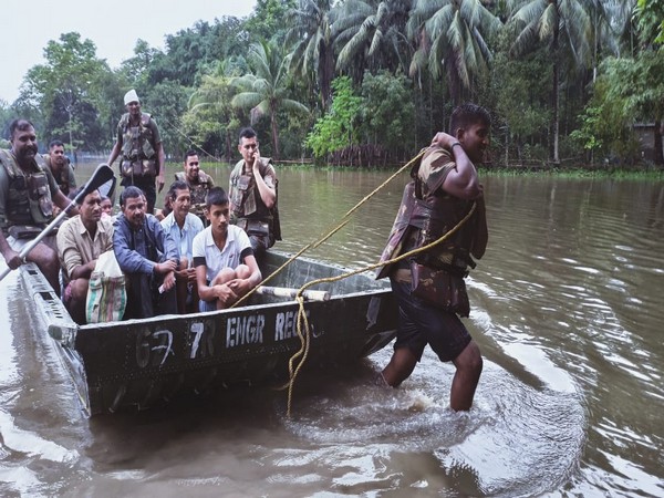 Indian Army launches flood relief operations in Assam