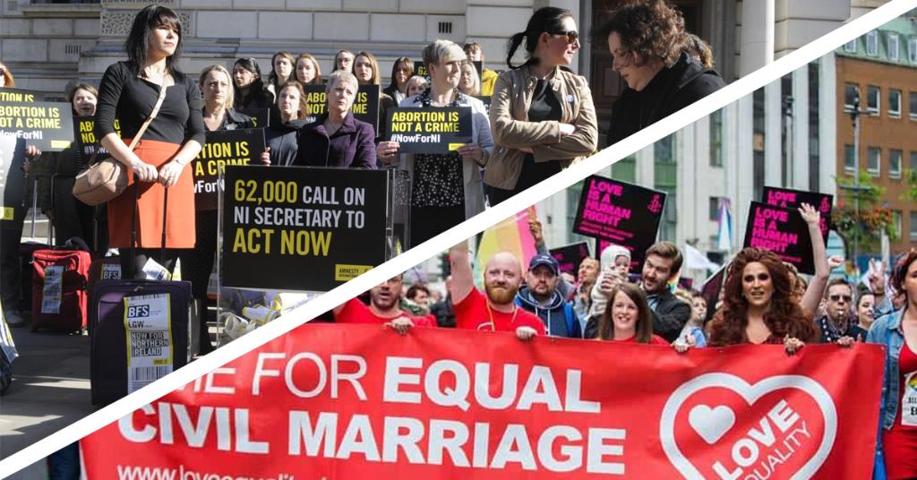 Northern Ireland MPs vote to lift ban on equal marriage and abortion 