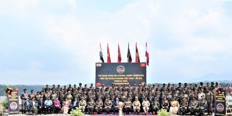 Vietnam-India Bilateral Army Exercise VINBAX 2022 concludes at Chandimandir 