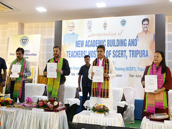 Tripura CM Saha Inaugurates New Academic Block and Teacher's Residence