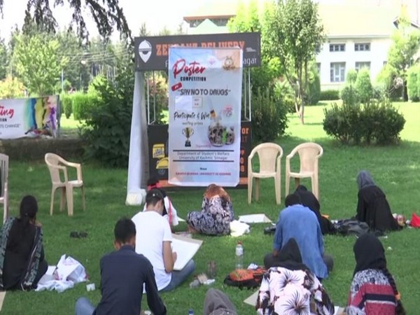 Srinagar: Kashmir University organises poster competition to raise awareness on drug abuse