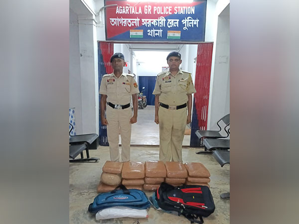 Agartala GRP Seizes 44 kg of Cannabis Worth Rs 2.52 Lakhs at Railway Station