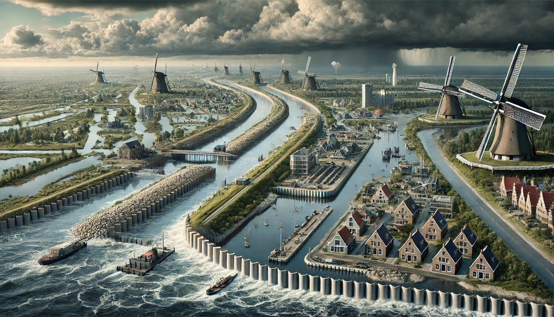 Assessing Flood Risks: How Climate Change Threatens Financial Stability in the Netherlands