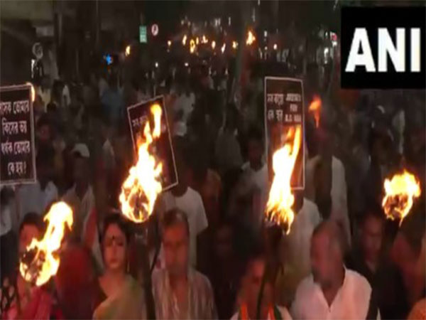 BJP Protests in Kolkata Over RG Kar Medical College Rape-Murder Case