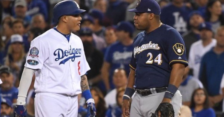 MLB fines Dodgers' Machado for Aguilar incident: Reports