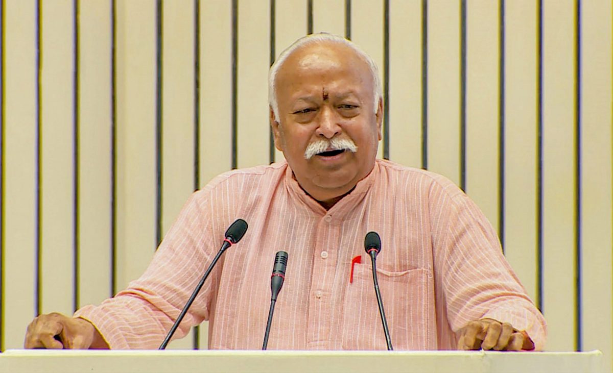 RSS chief Bhagwat demands law for "Ram temple" construction in Ayodhya