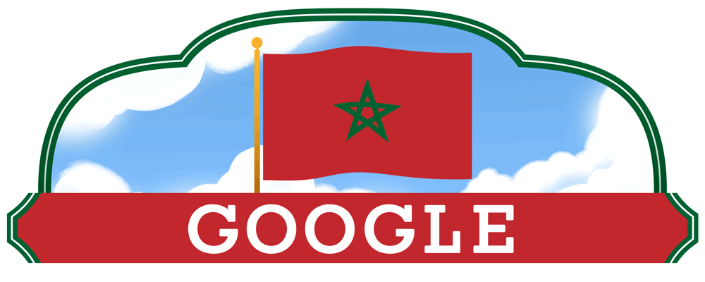 Google Doodle Marks Morocco Independence Day!