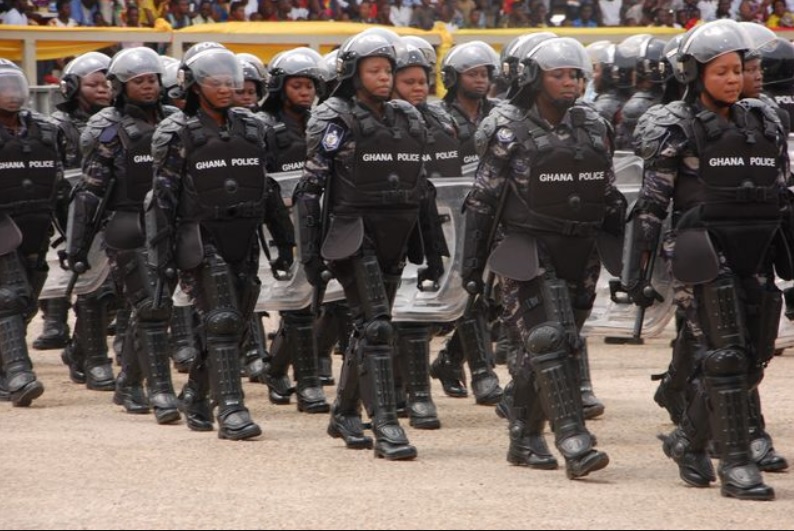 Ghana policemen captured thrashing Uber driver