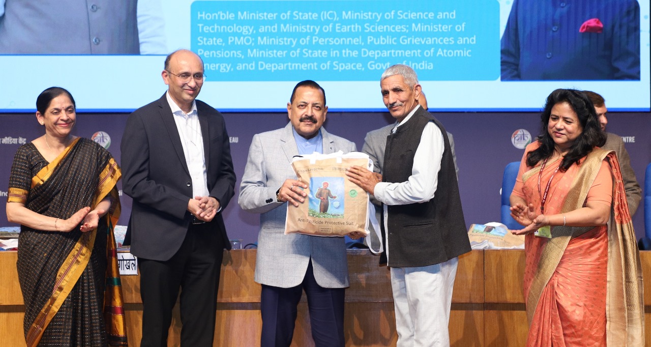 Dr. Jitendra Singh Unveils ‘Kisan Kavach’: India’s First Anti-Pesticide Bodysuit to Protect Farmers from Toxic Exposure