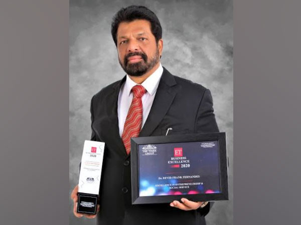 Dr. Devid Frank Fernandes wins excellence in entrepreneurship and social service