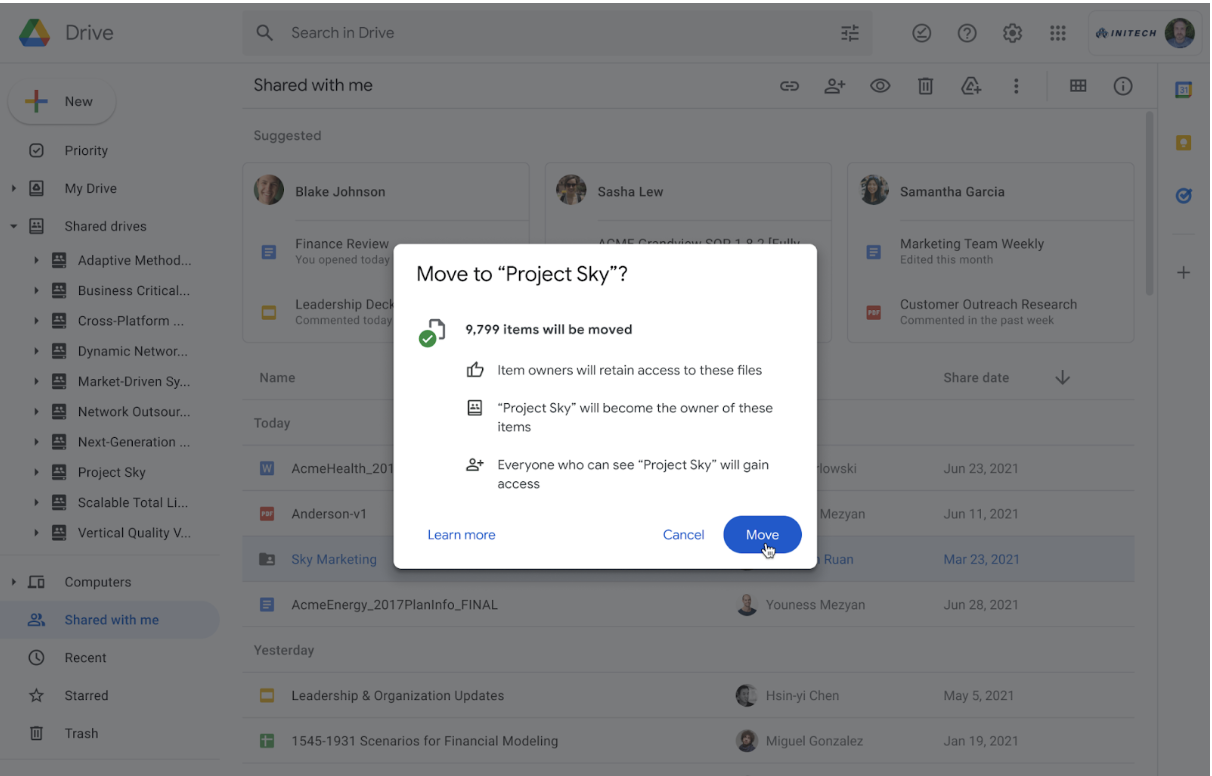 Google introduces beta to move folders from My Drive to shared drives: Apply now