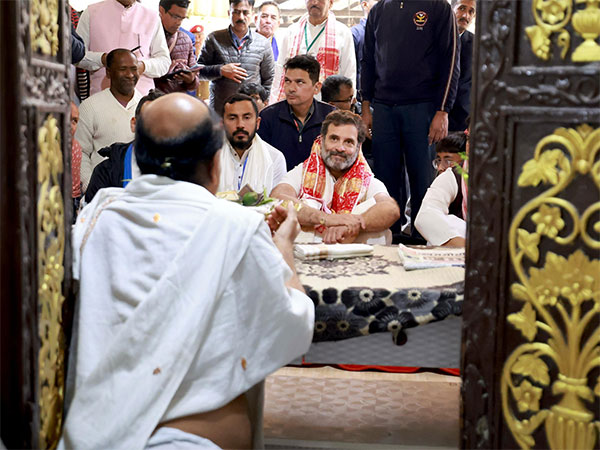 Assam: Rahul Gandhi visits Sri Sri Auniati Satra on sixth day of Bharat Jodo Nyay Yatra