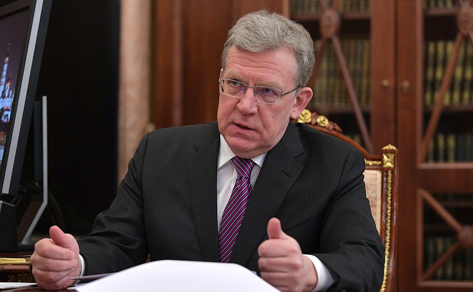 Russia's Kudrin to leave Audit Chamber, opening door to Yandex move