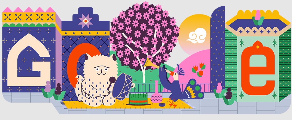 Google Doodle Marks the Arrival of Persian New Year 2024 with Nowruz Celebration