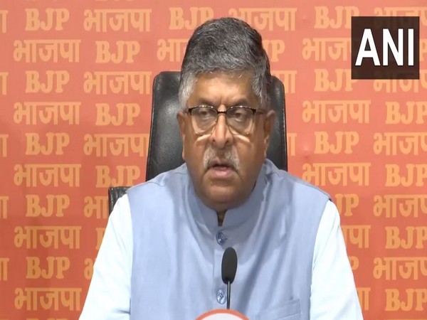 "Congress is led by divisive mind, Maoist and anti-Hindu thought...": BJP MP Ravi Shankar Prasad