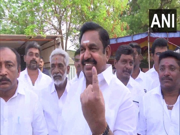 LS polls: Former Tamil Nadu CM Edappadi K Palaniswami casts his vote in Salem