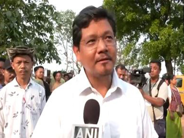 LS poll: Meghalaya CM Conrad Sangma reaches polling booth in West Garo Hills to cast his vote