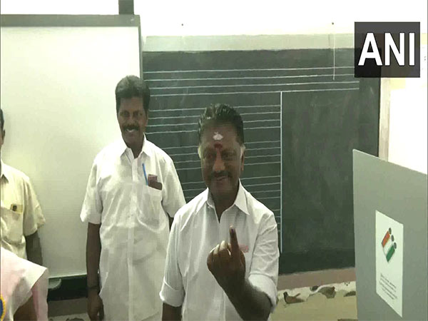 Former Tamil Nadu Chief Minister O Panneerselvam casts his vote in Theni, says BJP alliance will win in Tamil Nadu