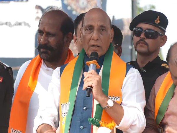 PM Modi brought 25 crore people out of poverty line: Rajnath Singh in Telangana