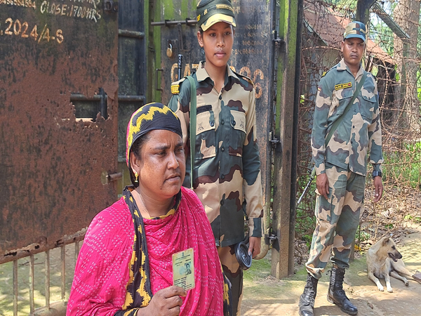 Lok Sabha polls: Around 2,500 voters cross border fencing to cast votes in Tripura