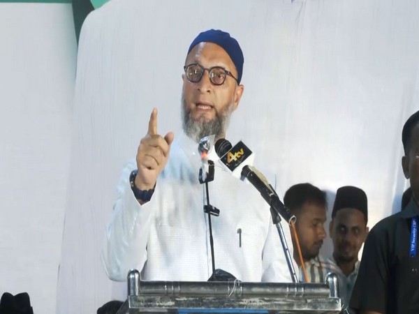 It was done to weaken peace of Hyderabad: Owaisi attacks BJP over Madhavi Latha's arrow gesture