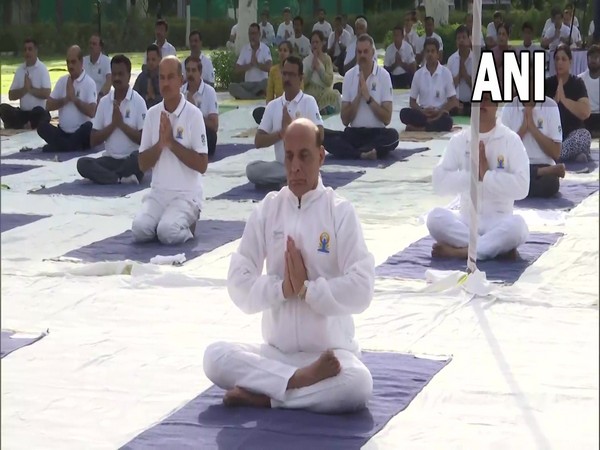 Yoga is India's heritage, says Rajnath Singh on International Yoga Day